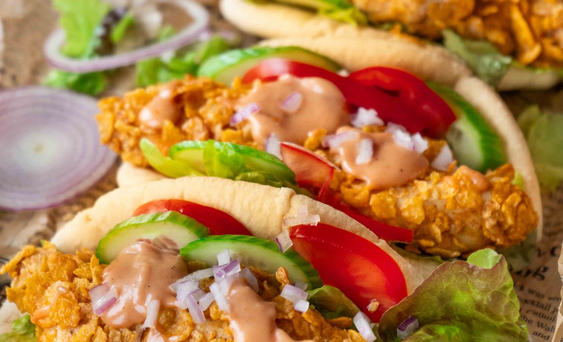 Hähnchen Wraps Post