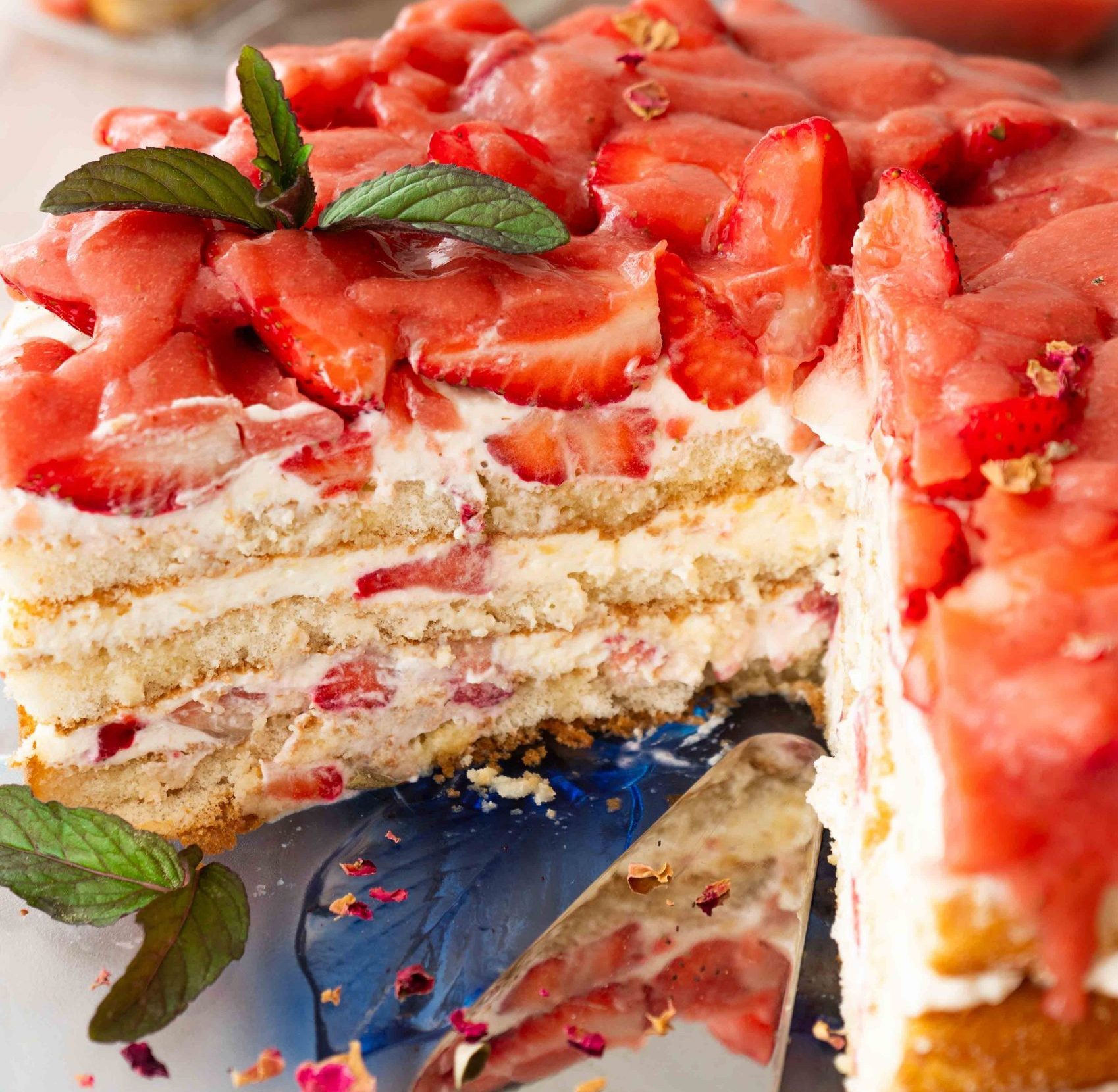 Erdbeer-Mascarpone-Torte