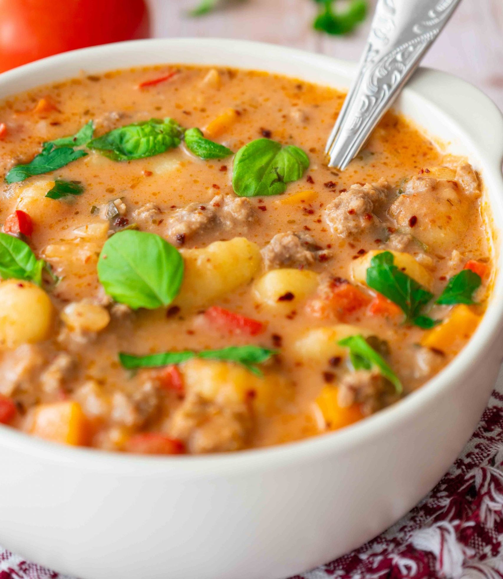 Cremige Gnocchi Suppe