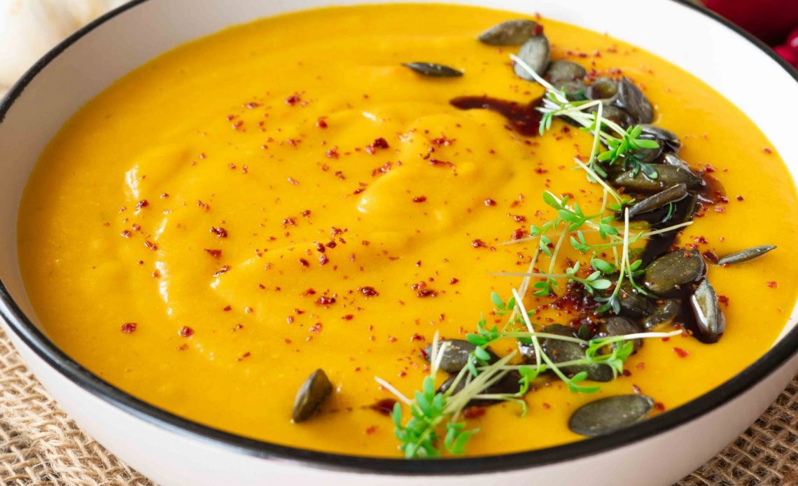 Kürbis-Süßkartoffel-Suppe