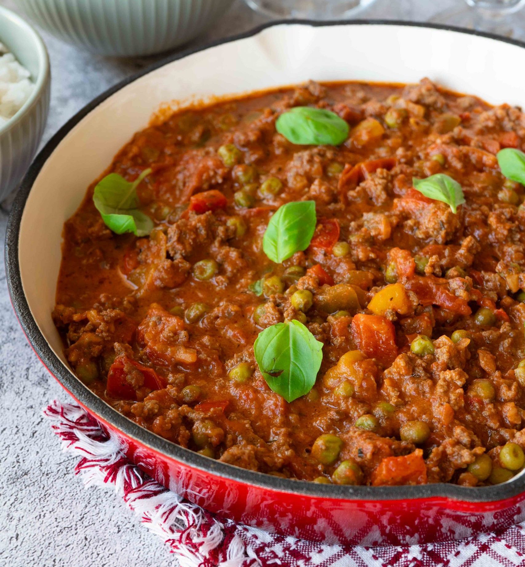 Hackfleisch Paprika Pfanne