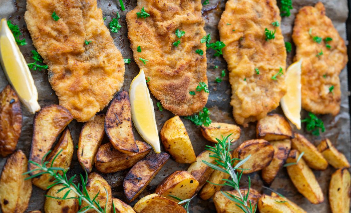 Knuspriges Ofen-Schnitzel