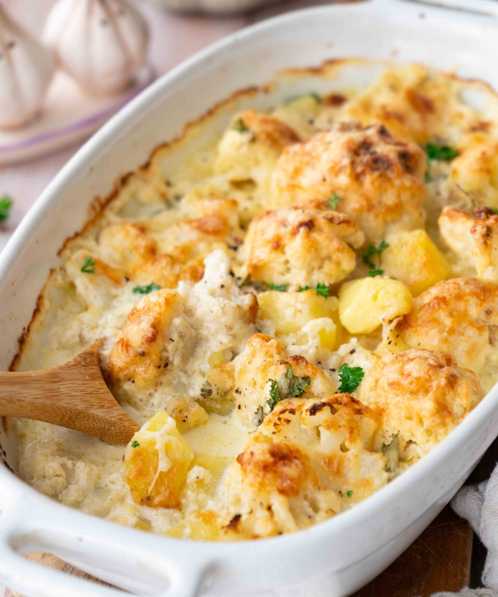 Kartoffel-Blumenkohl-Auflauf