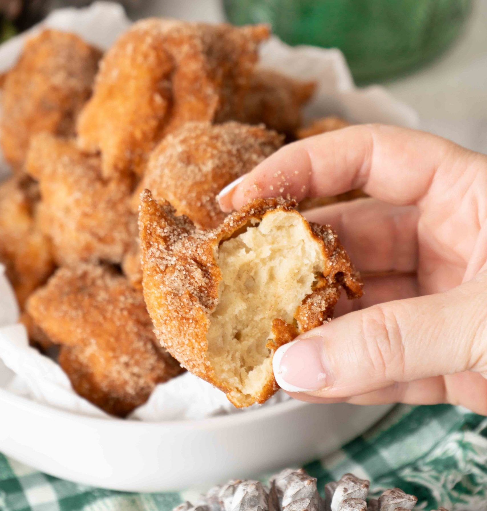 Saftige Quark-Bällchen