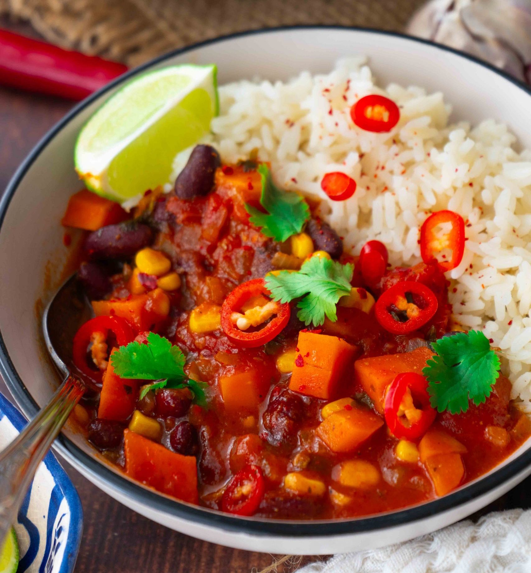 Chili sin Carne ohne Fleisch