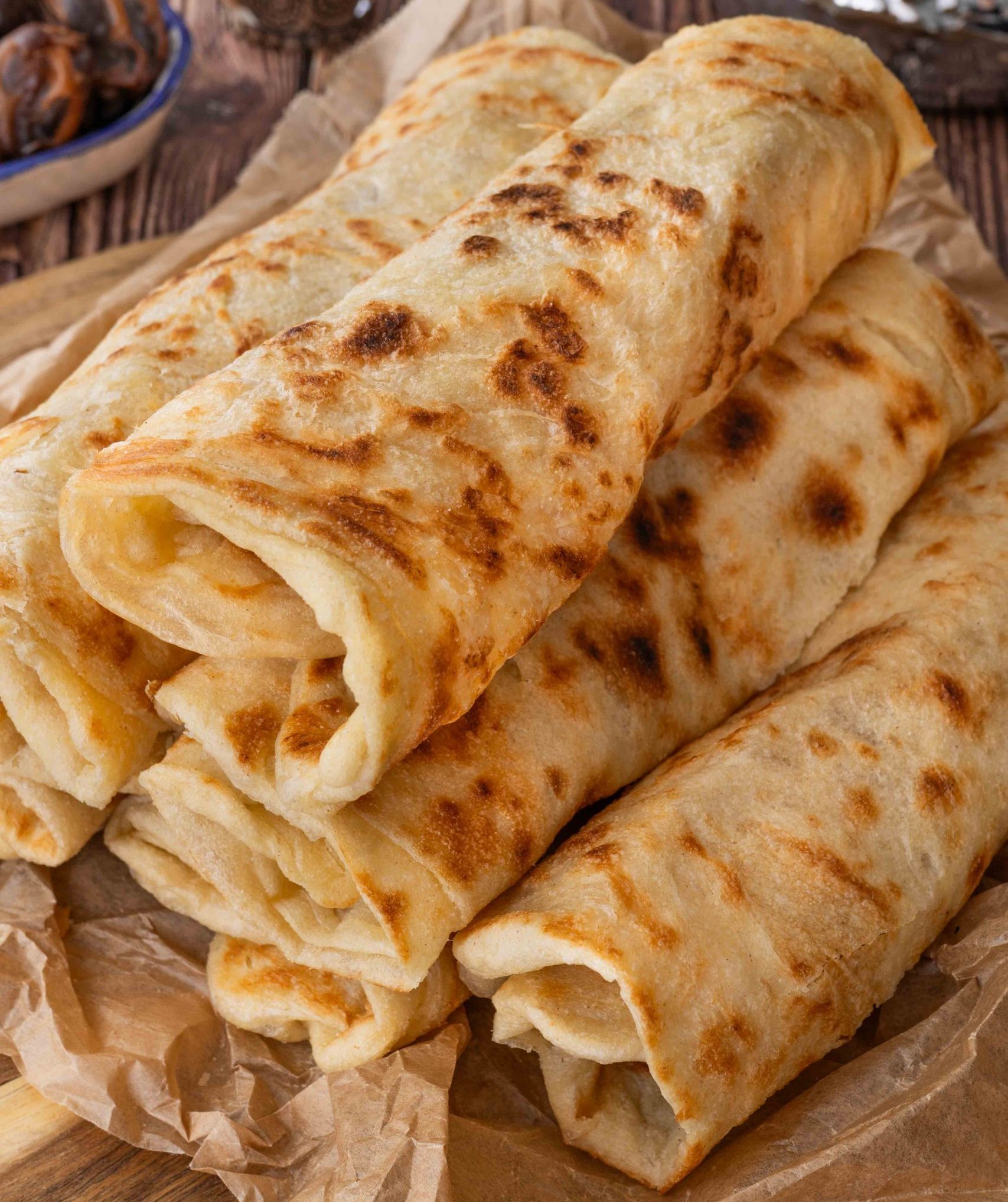 Authentisches Msemen Rezept wie in Marokko