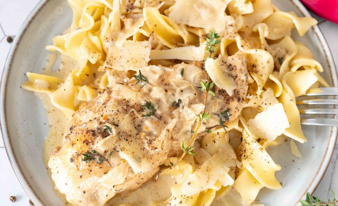 cremiges Knoblauch-Kräuter-Hähnchen